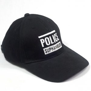 หมวกแก๊ปสีดำPolice