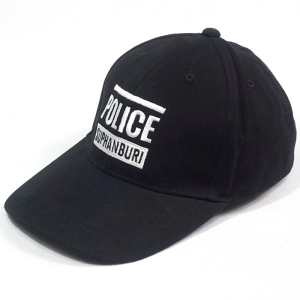 หมวกแก๊ปสีดำPolice